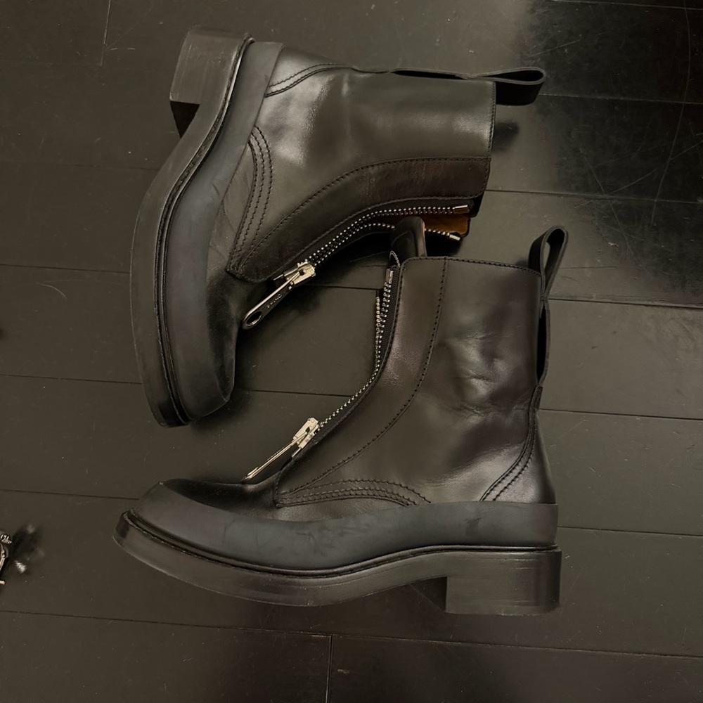 Chloé Roy black calfskin ankle boots - Picture 6 of 9